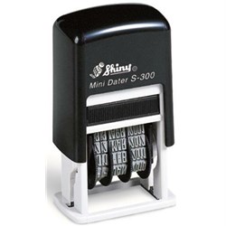 Shiny Self Inking Mini Dater Stamp 3mm